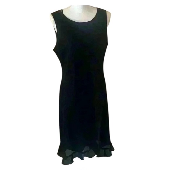 Donna Ricki black sleeveless dress. Excellent condition fully lined size 14. - Picture 1 of 10